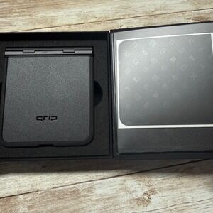 dbrand GRIP Case for Samsung Galaxy Z Flip 7 Triple Black Icon Skin New Open Box